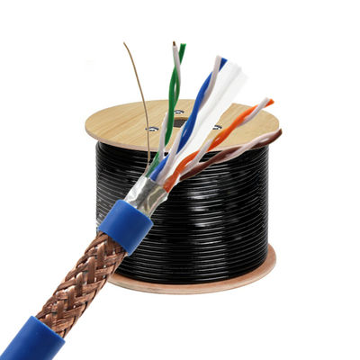 qualité  SFTP NETWORK CABLES CAT 6 CAT6 CAT6A CAT7 305M STP Cat6 FTP CPR LAN CABLE 23AWG COPPER 1000FT LSZH sftp ax usine